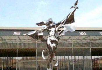 創意美女雕塑廠家 廣場小品 公園不銹鋼美女雕塑廠