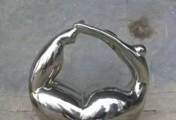 鏡面女人體雕塑廠家 大型擺件 戶外不銹鋼女人體雕塑廠