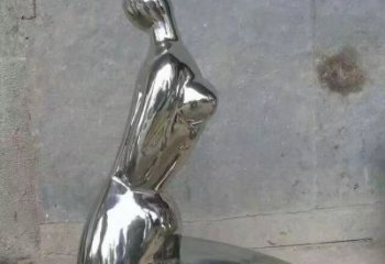 現(xiàn)代女人體雕塑廠家 大型別墅區(qū)擺件 歐式不銹鋼女人體雕塑廠