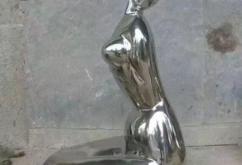 抽象女人體雕塑廠家 公園小品 創(chuàng)意不銹鋼女人體雕塑廠