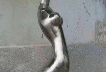 異形女人體雕塑廠家 現(xiàn)代小品 創(chuàng)意不銹鋼女人體雕塑廠