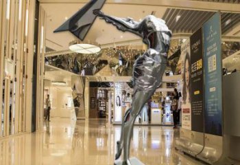 歐式女子雕塑廠家 抽象擺件 商場(chǎng)不銹鋼女子雕塑價(jià)格