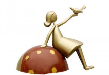 異形天使雕塑廠家 現代校園小品 不銹鋼戶外天使雕塑價格