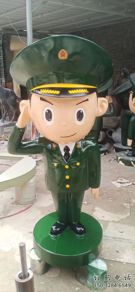 彩繪紅軍雕塑廠家 戶(hù)外擺件 街頭紅軍雕塑價(jià)格