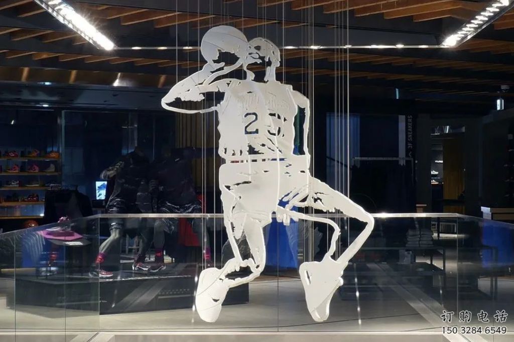 體育飛人雕塑廠家 剪影運(yùn)動(dòng)小品 商業(yè)街不銹鋼飛人雕塑廠