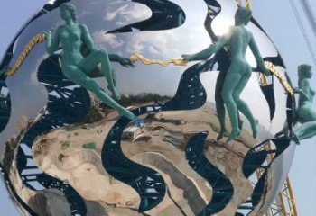 現(xiàn)代飛人雕塑廠家 大型別墅區(qū)擺件 現(xiàn)代不銹鋼飛人雕塑廠