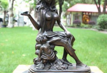 廣場母愛雕塑廠家 戶外小品  現代不銹鋼母愛雕塑廠