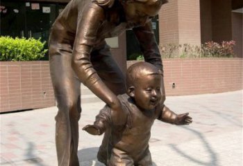 庭院母愛雕塑廠家 戶外小品 烤漆不銹鋼母愛雕塑廠