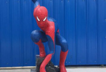 抽象蜘蛛俠雕塑廠家 公園小品 戶外蜘蛛俠雕塑廠