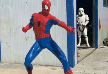 異形蜘蛛俠雕塑廠家 現代小品 創意蜘蛛俠雕塑制作