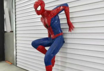 大型商場蜘蛛俠雕塑廠家 仿真擺件 噴漆蜘蛛俠雕塑價格