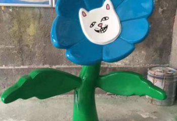 公園笑臉雕塑廠家 戶外擺件  現代創意笑臉雕塑價格