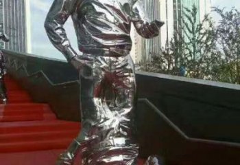 大型老頭雕塑廠家 鍛造小品 戶外不銹鋼老頭雕塑廠