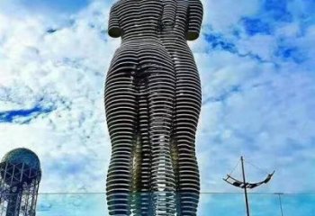 戶外情侶雕塑廠家 噴漆小品  大型不銹鋼情侶雕塑生產(chǎn)