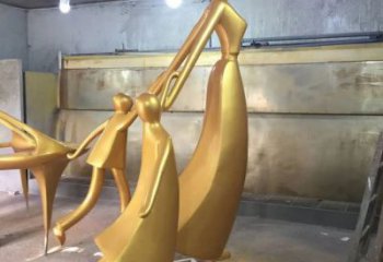 步行街母親雕塑廠家 游樂場小品 鑄造不銹鋼母親雕塑廠