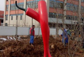 中式辣椒雕塑廠家 公園小品 游樂場(chǎng)不銹鋼辣椒雕塑廠