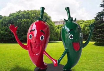 歐式辣椒雕塑廠家 抽象擺件 廣場(chǎng)不銹鋼辣椒雕塑廠