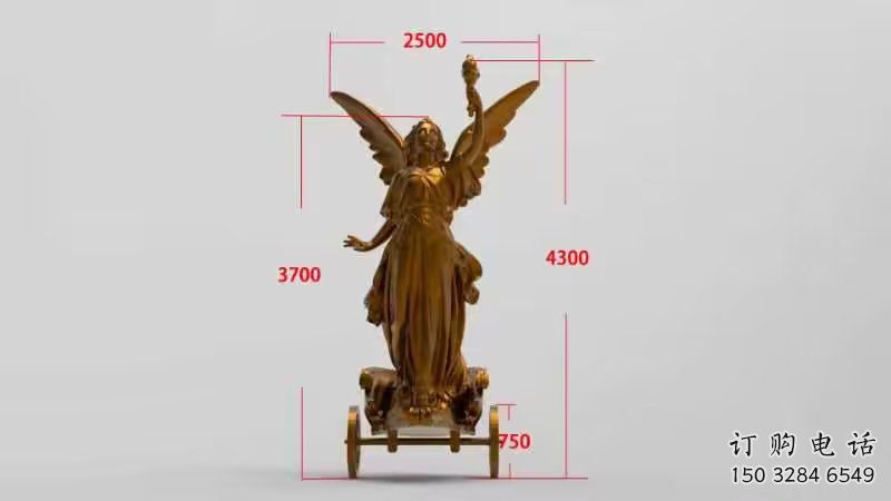 現代女神雕塑廠家 大型別墅區擺件  公園廣場女神雕塑型號