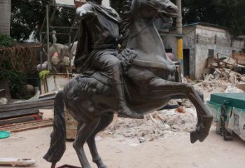 廣場騎士雕塑廠家  仿古小品  大型騎士雕塑特點