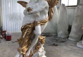 庭院愛神雕塑廠家 草地小品 現代愛神雕塑定做