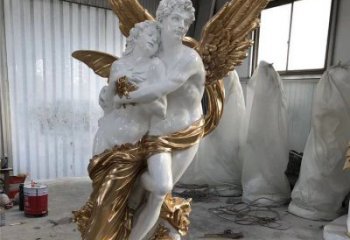 戶外愛神雕塑廠家 噴漆小品 現代大型愛神雕塑制作