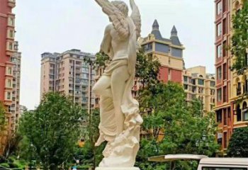 烤漆愛神雕塑廠家 創意小品 歐式戶外愛神雕塑擺件