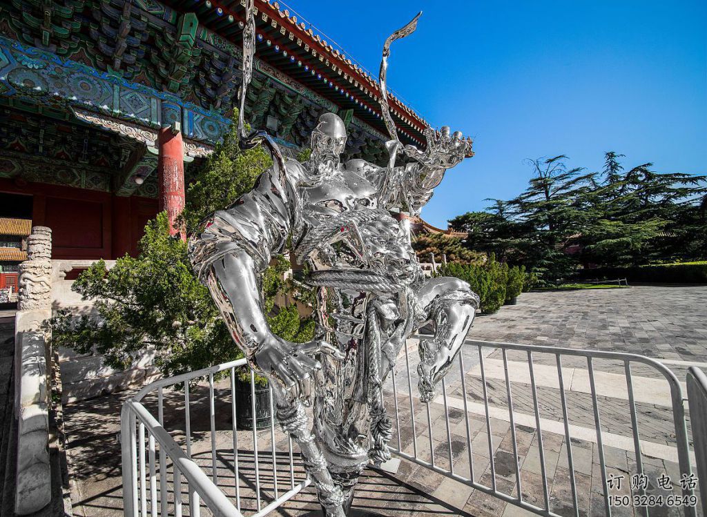 抽象男子雕塑廠家  創(chuàng)意小品  現(xiàn)代不銹鋼男子雕塑工廠