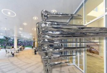 創(chuàng)意男人雕塑廠(chǎng)家 現(xiàn)代小品 公園不銹鋼男人雕塑擺件