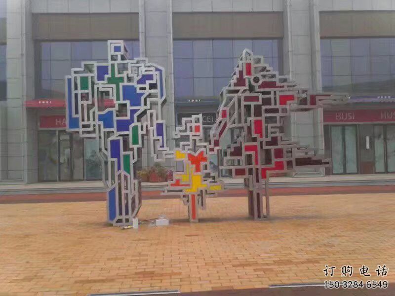 廣場計生雕塑廠家 公園小品  抽象不銹鋼計生雕塑制作