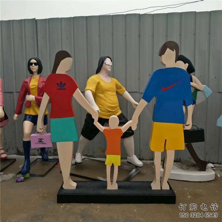 剪紙計生雕塑廠家 切面擺件  烤漆不銹鋼計生雕塑規格