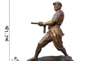 仿真士兵雕塑廠家 現(xiàn)代擺件 部隊(duì)士兵雕塑廠