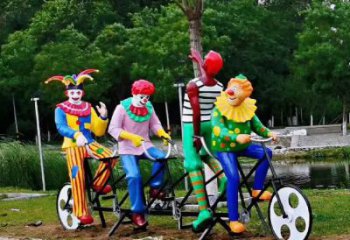 園林小丑雕塑廠家  創意小品 中式小丑雕塑廠