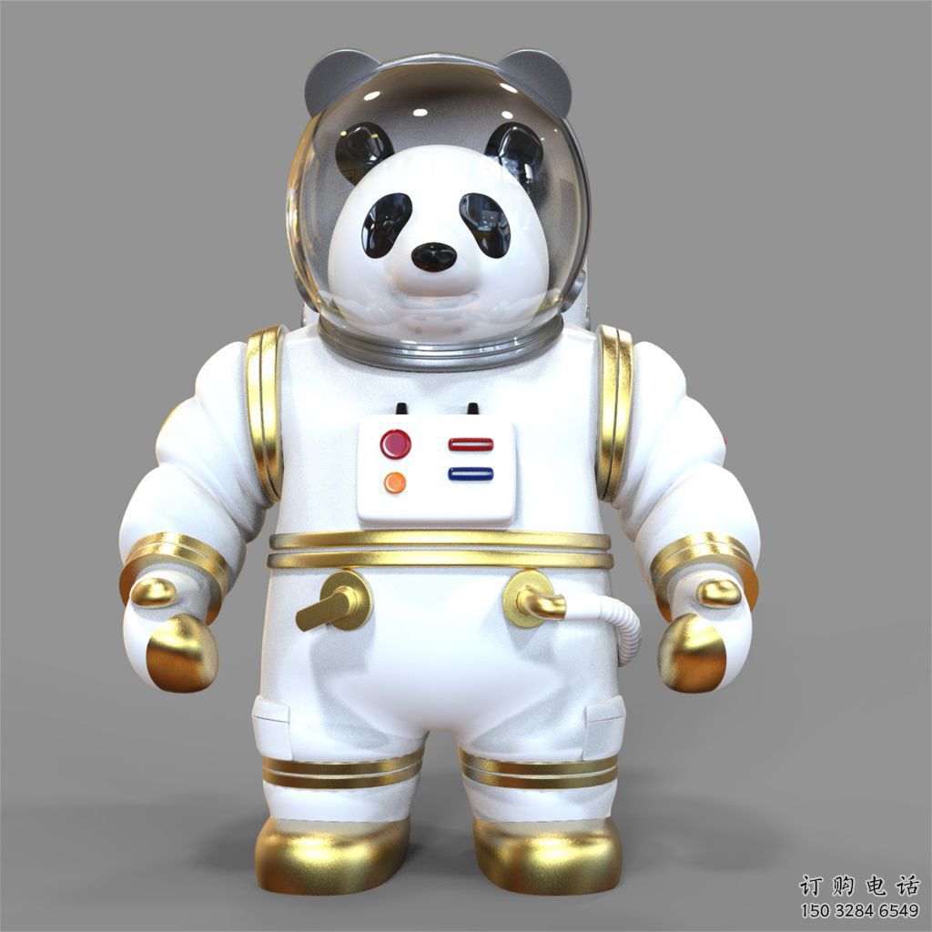 戶外宇航員雕塑廠家 噴漆小品 創意宇航員雕塑生產