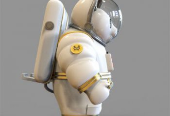 現代宇航員雕塑廠家 大型擺件  創意宇航員雕塑廠