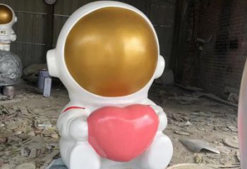 戶外太空人雕塑廠家 噴漆小品  現代太空人雕塑廠