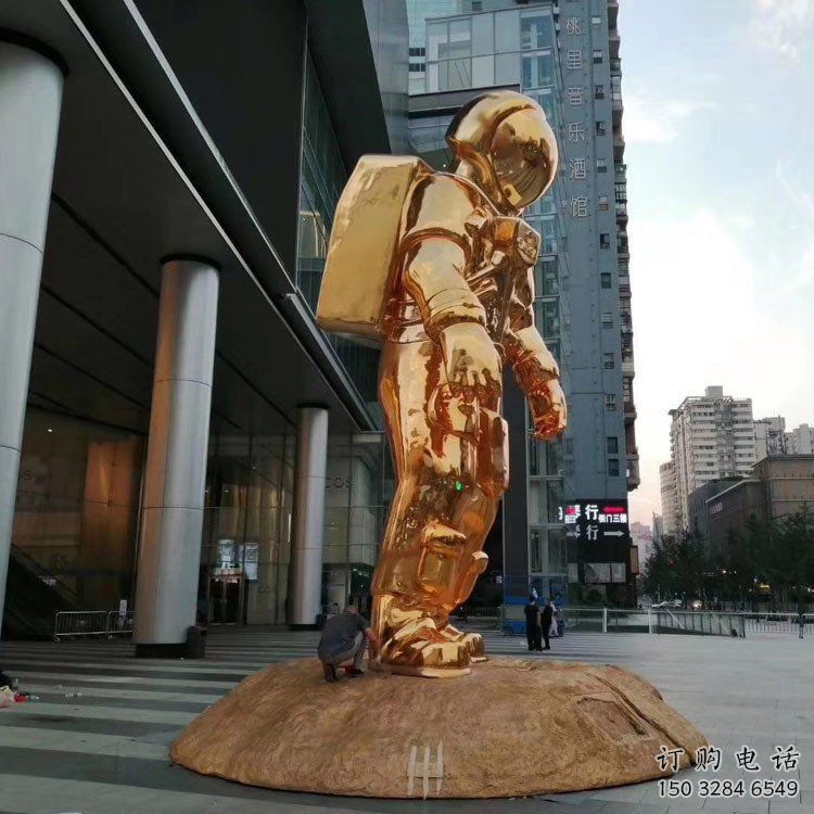 幾何外星人雕塑廠家  廣場小品  現(xiàn)代外星人雕塑制作