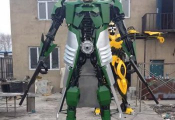 廣場(chǎng)機(jī)器人雕塑廠家  公園小品  現(xiàn)代機(jī)器人雕塑廠