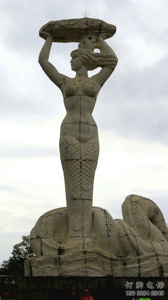 園林女媧補天雕塑廠家 公園小品 中式女媧補天雕塑廠