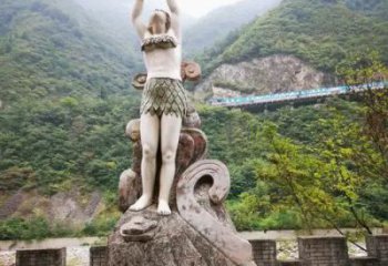 大型女媧補(bǔ)天雕塑廠家 街頭小品  戶外女媧補(bǔ)天雕塑定做