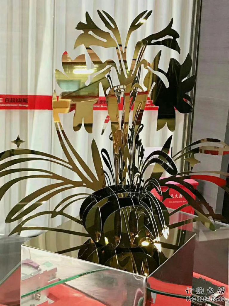 大型玉蘭花雕塑廠家 鍛造小品  戶外不銹鋼玉蘭花雕塑廠