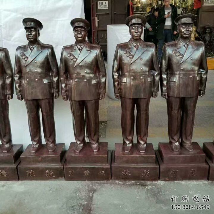 部隊偉人雕塑廠家 創意小品 噴漆偉人雕塑擺件