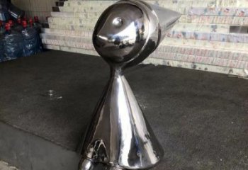 廣場卡通人雕塑廠家  公園小品  創意不銹鋼卡通人雕塑