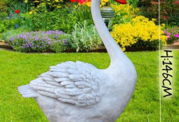 仿真家禽雕塑廠家 現代擺件 戶外不銹鋼家禽雕塑小品