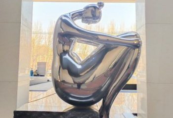 大型鏡面抽象人物雕塑