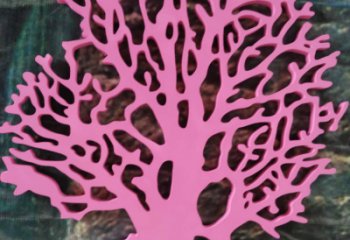 鏤空烤漆剪紙樹雕塑