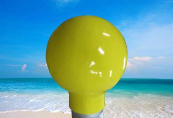 戶(hù)外抽象燈泡雕塑 不銹鋼景觀雕塑