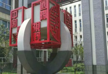 醫(yī)院立方體雕塑廠家 不銹鋼拉絲工藝擺件