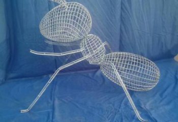 螞蟻擺件雕塑廠家 鏤空不銹鋼動物雕塑制作