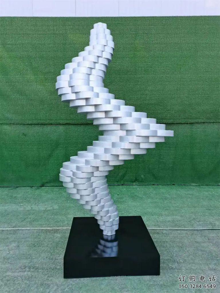 旋風雕塑廠家，抽象廣場擺件，不銹鋼旋風雕塑生產