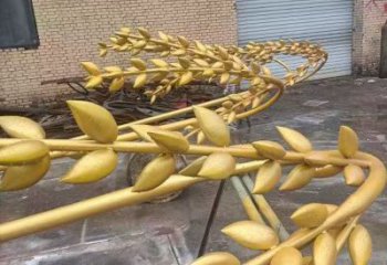 田間水稻雕塑生產廠家 彩繪仿真雕塑 園林擺件